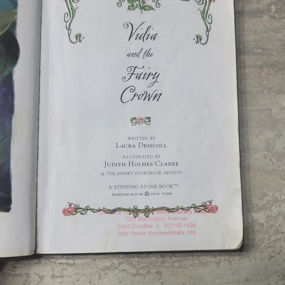 #354 Disney Fairies Vidia and The Fairy Crown Book - Picture 5 of 7